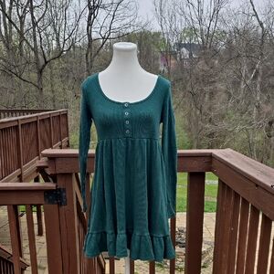 Wild Fable Waffle Knit Long Sleeve Dress